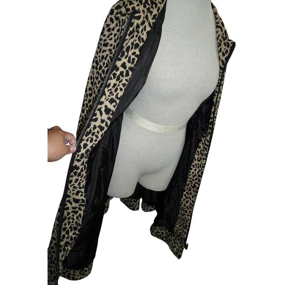 Grace Dane Lewis Women’s Size 4 Leopard Print Zip Front Fit & Flare Jacket Dress - Picture 7 of 7